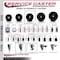 Service Caster 4'' Phenolic Swivel 1'' Expanding Stem Caster Set with Brake, 4PK SCC-EX20S414-PHR-TLB-1-4 - alternate 3
